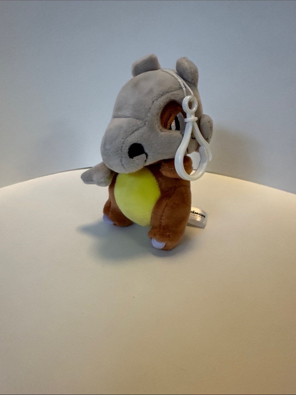 Pokemon Gray Brown Yellow Cubone Plush Keychain